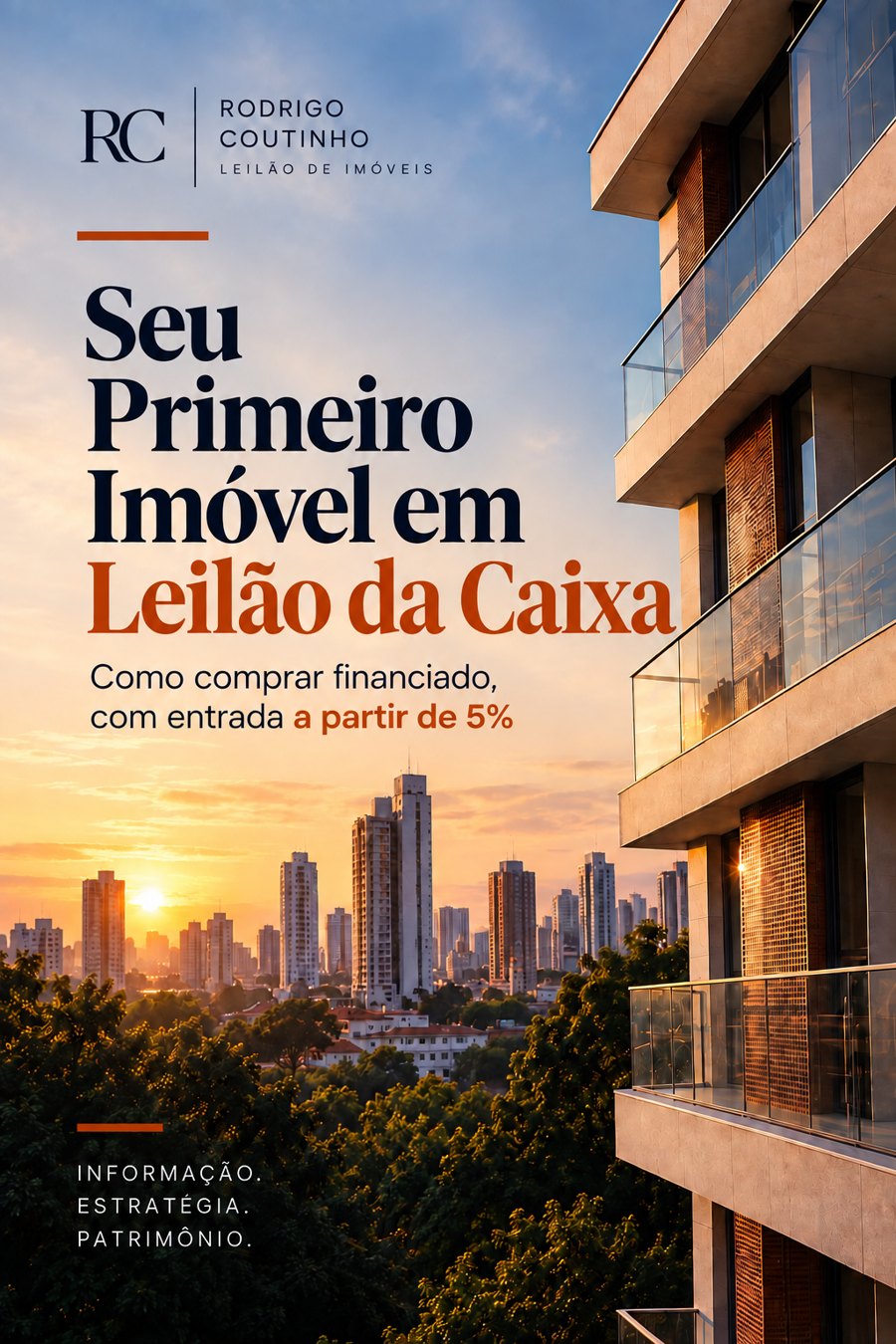 Capa do ebook Seu Primeiro Imóvel no Leilão da Caixa